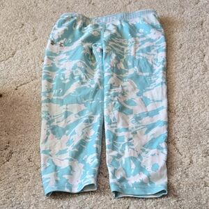Under Armour Kids Aqua and White Pajama Bottoms